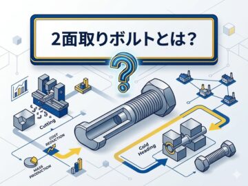 2面取りボルト(小判軸・Hカットボルト)とは?特徴・用途・調達方法を解説